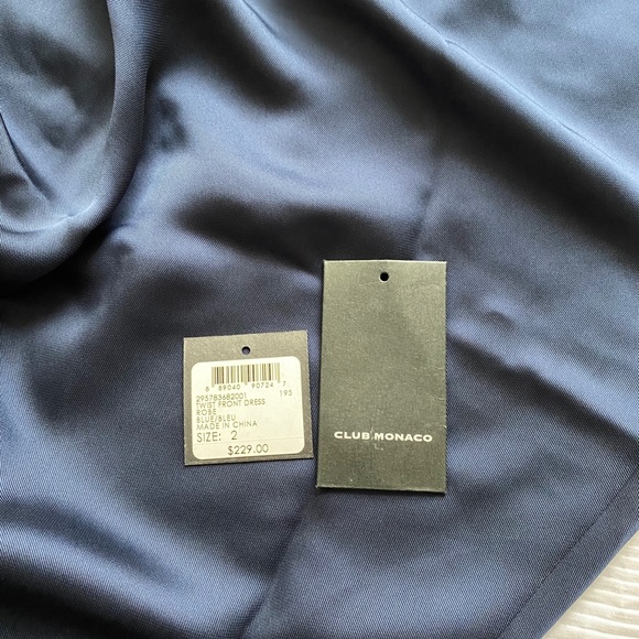 Club Monaco Twist Front Robe Dress - Picture 4 of 7